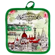 KÖTÉNYSZETT BP. KESZTYŰ+KÖTÉNY+ALÁTÉT BUDAPEST,HUNGARY - Zöld, rózsás