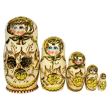 MATRIOSKA BABA NATÚR KICSI FESTETT 5 DB-OS-A