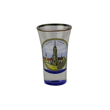 KUPICA ÜVEG HOSSZÚ SZÍNES-E