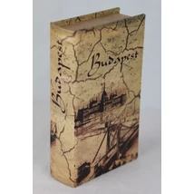 KÖNYVDOBOZ BUDAPEST 21X13CM
