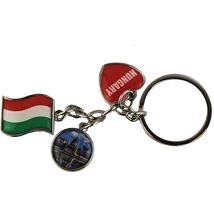 KULCSTARTÓ FÉM ZÁSZLÓ+KÖR+SZÍV PARLAMENT 723547