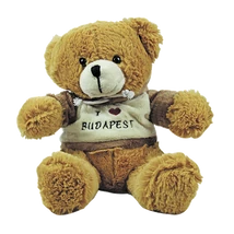 MACI KAPUCNIS PULCSIS Budapest felirattal, sötétbarna