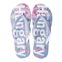RR Női strandpapucs, virágos Szabina-B