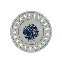 KÉKFESTŐS TÁNYÉR RÁCSOS