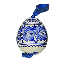 KÉKFESTŐS TOJÁS Kék-fehér