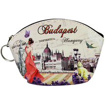 PÉNZTÁRCA KEPES KICSI BUDAPEST ÍVES - Budapest,levendulás