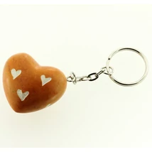 AFRIKAKŐ KULCSTARTÓ SZÍV 2CM-D