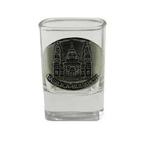 POHÁR PLAKETTES SZÖGLETES-D