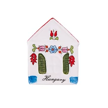 HŰTŐMÁGNES KALOCSAI PORCELÁN - Házikó