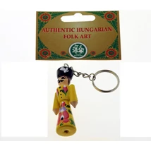 KULCSTARTÓ FA BETYÁR sárga, csomagolt