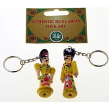 KULCSTARTÓ FA*2 sárga, csomagolt