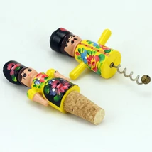 DUGÓHÚZÓ+DUGÓSBABA FA sárga, csomagolt