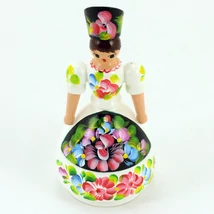 DOBOZOS BABA CS. Budapest felirattal, fehér, csomagolt