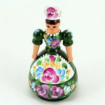 DOBOZOS BABA CS.Budapest felirattal, zöld, csomagolt