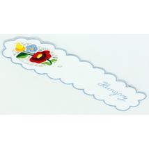 KÖNYVJELZŐ RISELT KALOCSAI Hungary felirattal, kék