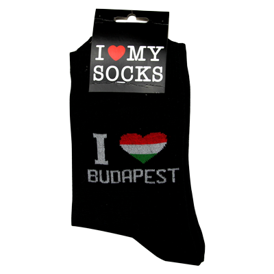 ZOKNI I love Budapest, fekete