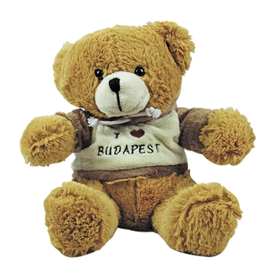 MACI KAPUCNIS PULCSIS Budapest felirattal, sötétbarna