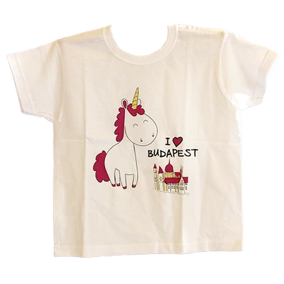 PÓLÓ GYEREK BBS UNIKORNIS, I LOVE BUDAPEST