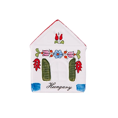 HŰTŐMÁGNES KALOCSAI PORCELÁN - Házikó