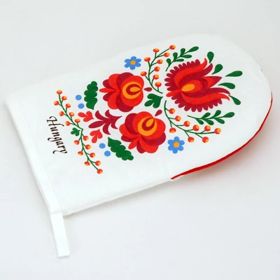 EDÉNYFOGÓ KESZTYŰ Matyó mintás