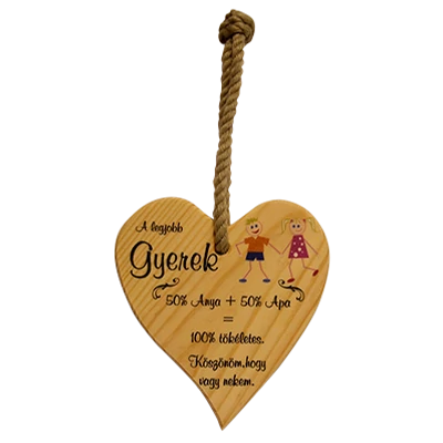 SZÍVECSKE FA, SZEZONÁLIS  DEKORÁCIÓVAL Gyerek